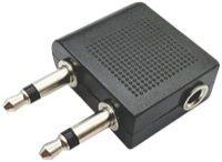 Airplane headphone adapter